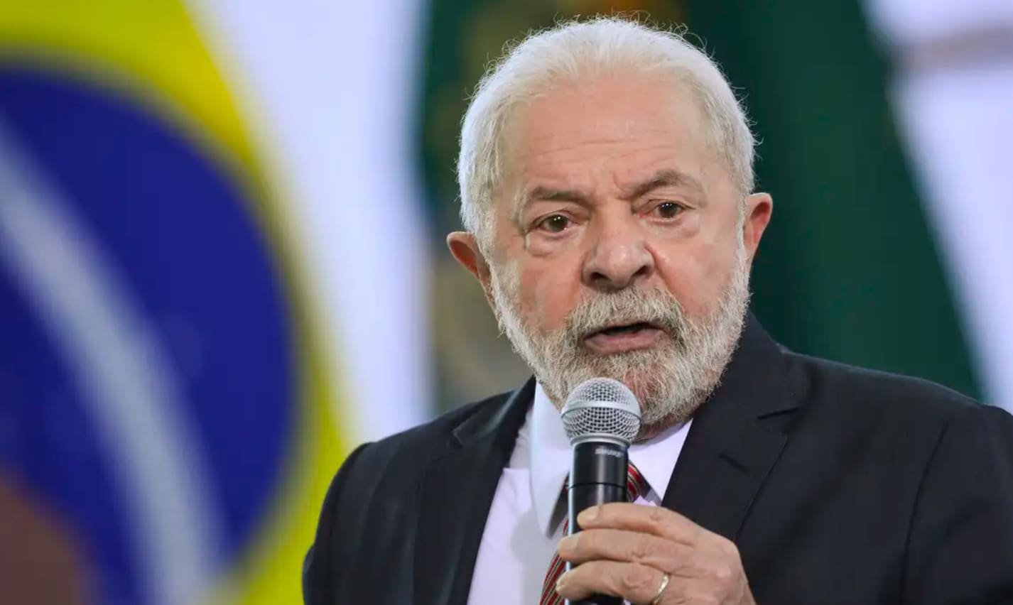 Na imagem, o presidente da República, Luiz Inácio Lula da Silva (PT), durante um discurso