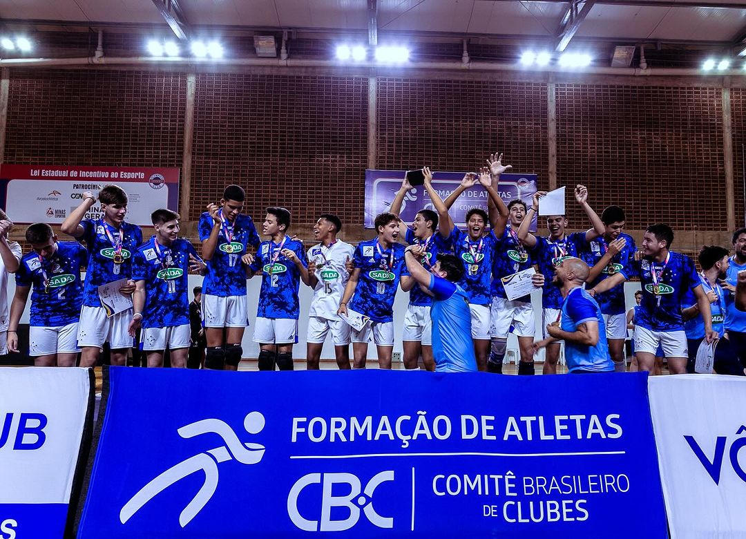 Categorias de base do Sada Cruzeiro tiveram 12 atletas convocados para as seleções