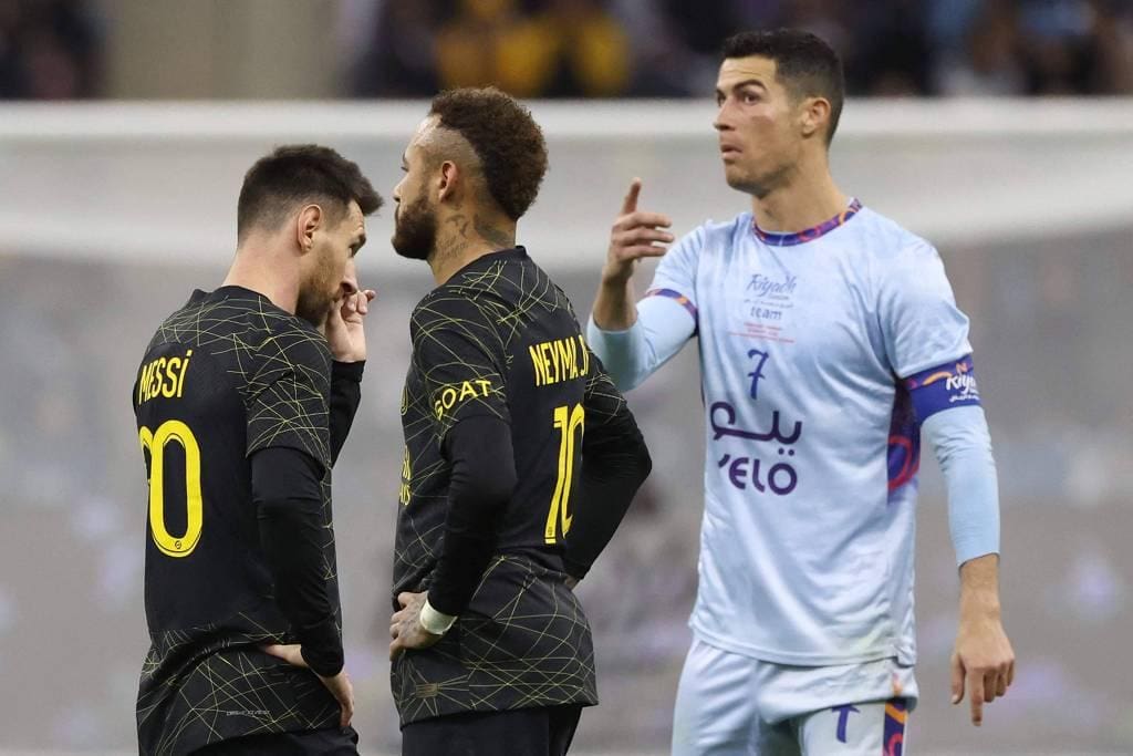 messi-neymar-cristiano-ronaldo-amistoso-arábia-saudita
