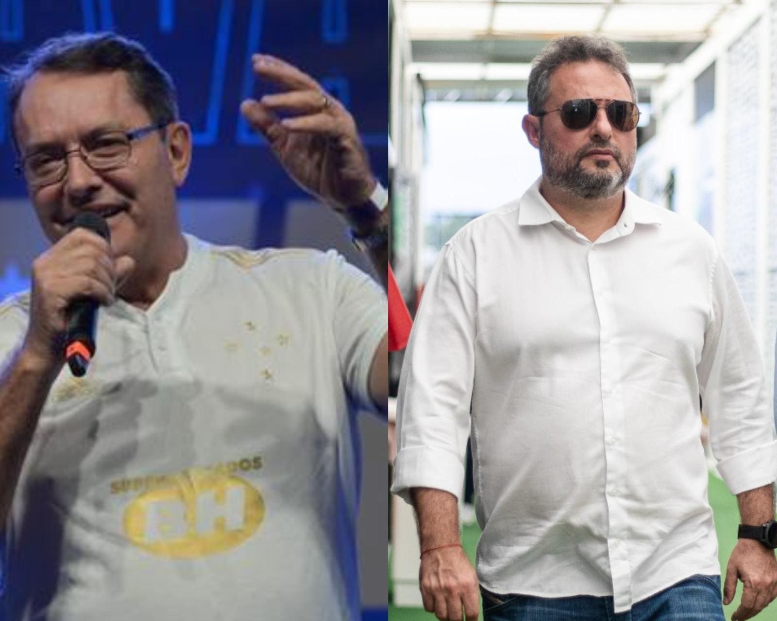 Pedro Lourenço, empresário que avançou na compra da SAF do Cruzeiro, e Alexandre Mattos