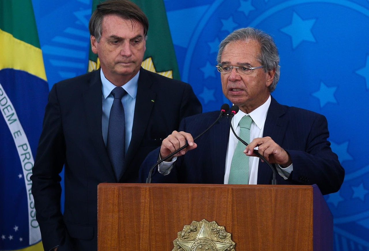 Jair Bolsonaro e Paulo Guedes