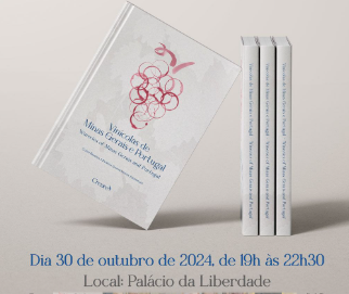 Convite para o lançamento do belo livro “Vinícolas de Minas Gerais e de Portugal”, de Clésio Barbosa e Patrícia Soutto Mayor Assumpção, lançado no Palácio da Liberdade.