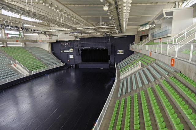 Arena tem espaço para receber até 5 mil pessoas em shows