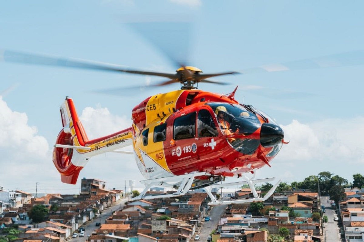 Helicóptero dos Bombeiros auxiliou no atendimento, mas idoso não resistiu e faleceu no local do acidente