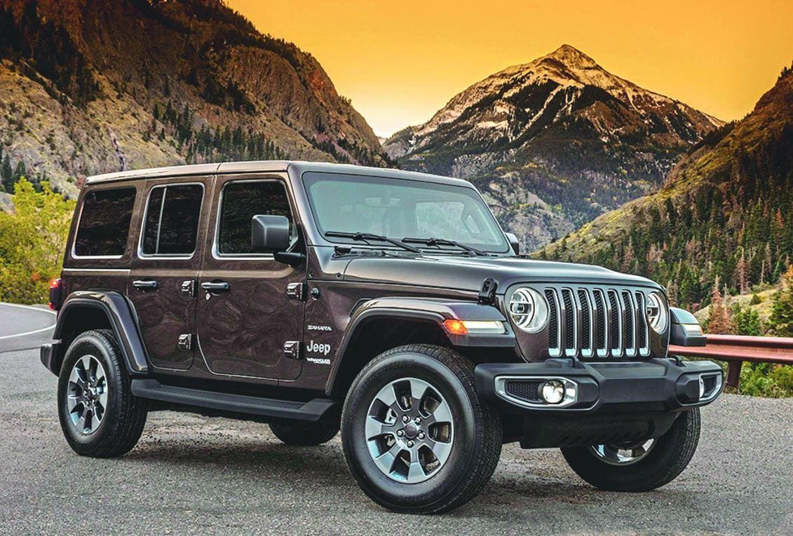 Wrangler traz várias partes em alumínio para ficar mais leve