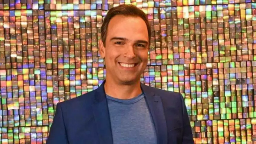 O apresentador Tadeu Schmidt