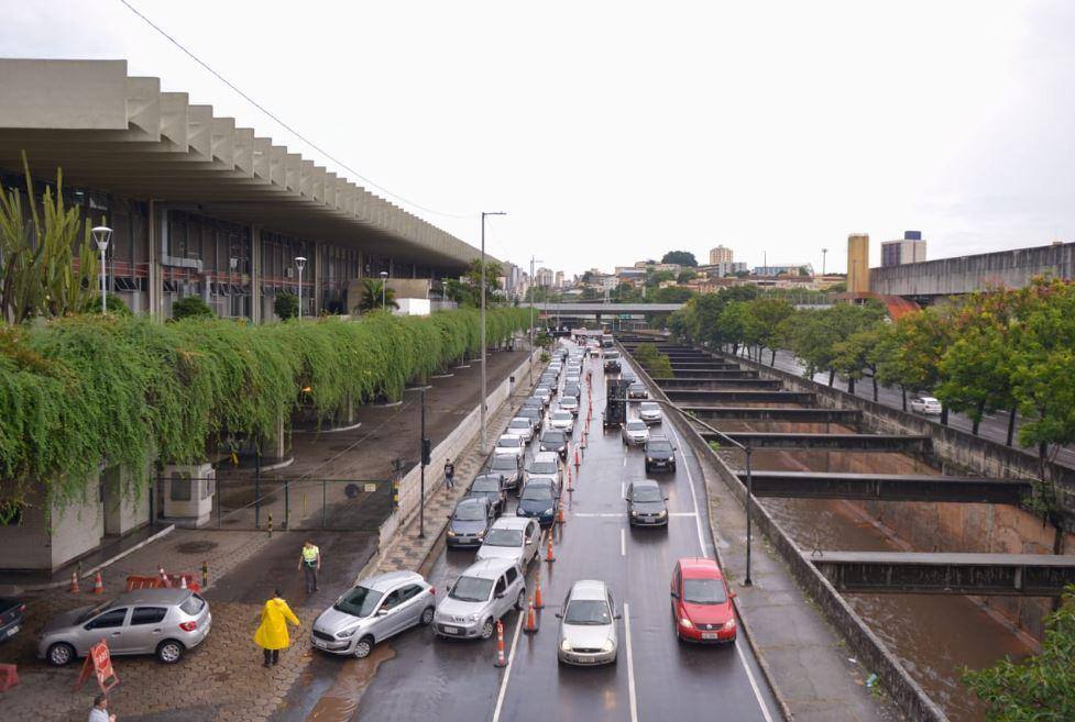 Trânsito no entorno da rodoviária