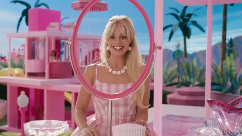 Barbie (Margot Robbie) no filme "Barbie"
