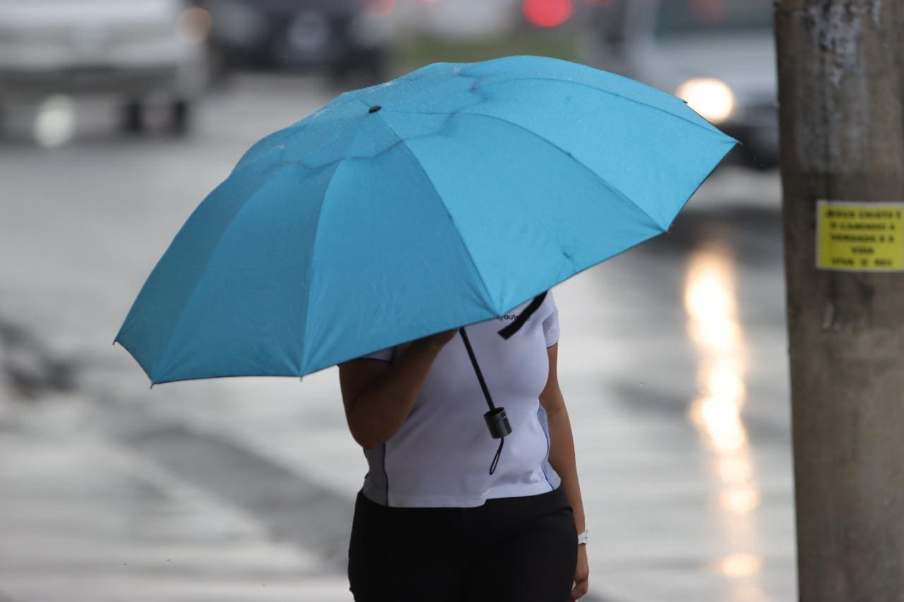 Chuva, guarda chuva