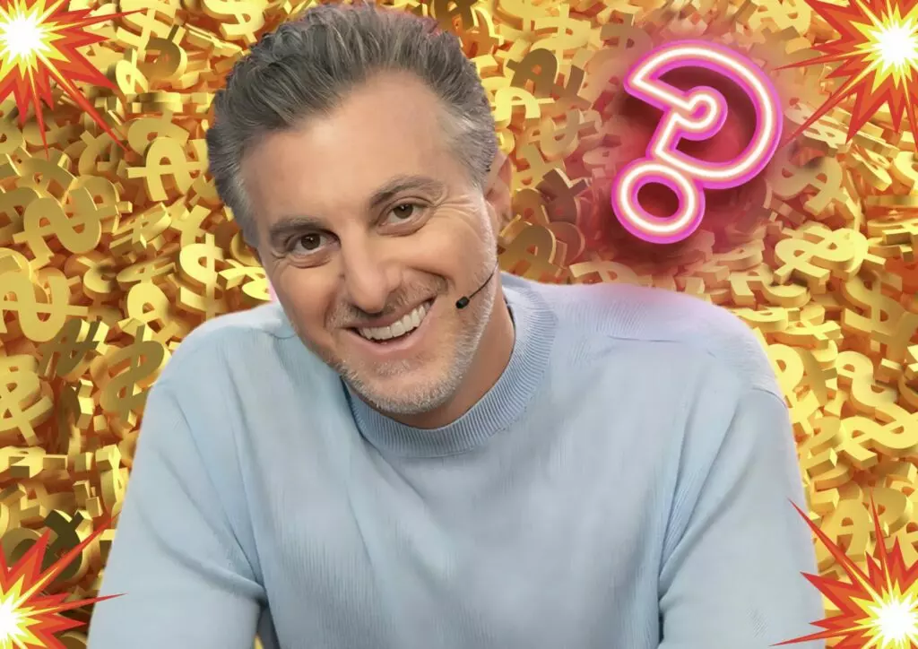 Luciano Huck nos bastidores da TV Globo