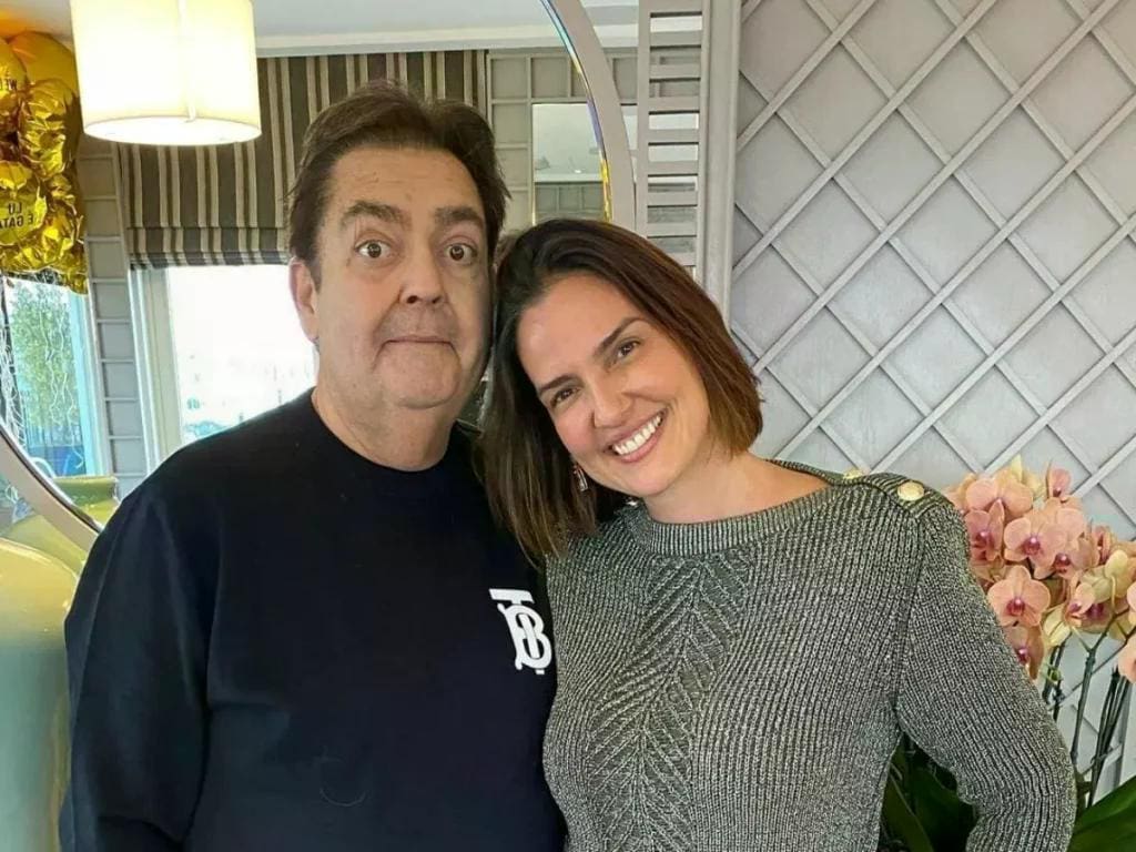Faustão e Luciana Cardoso