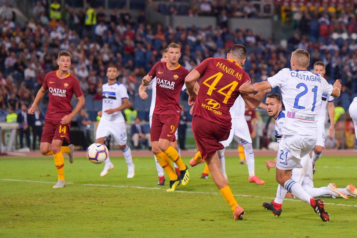 Roma e Atalanta empataram por 3 a 3 no Olímpico de Roma