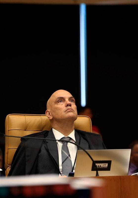 O ministro Alexandre de Moraes é relator das ações envolvendo as invasões das sedes dos Três Poderes em 8 de janeiro e da suposta trama golpista articulada após as eleições de 2022
