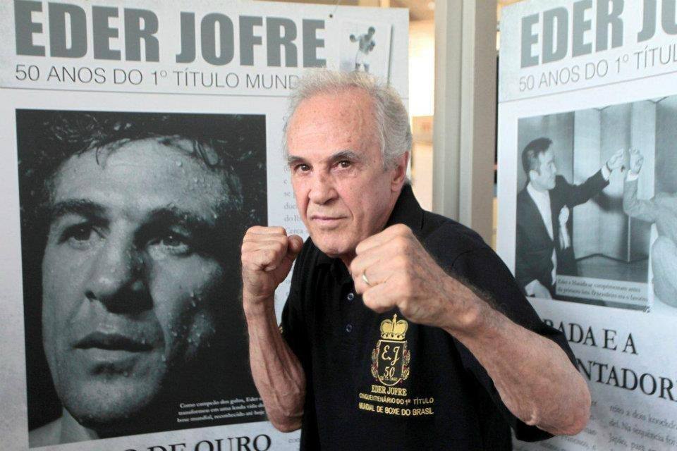 O ex-lutador de boxe Éder Jofre, que se aposentou em 1976