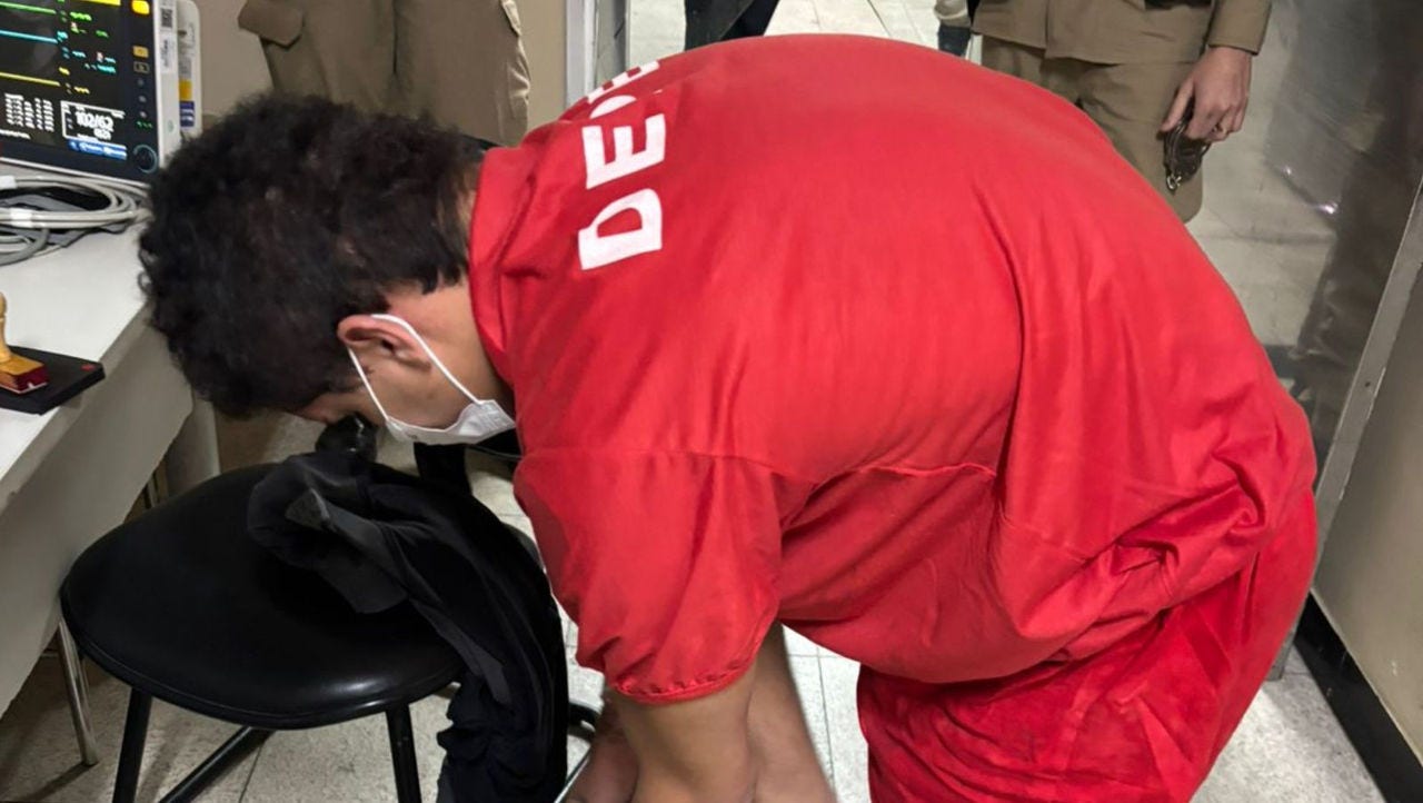 Detento foi preso após uma operação da Polícia Militar