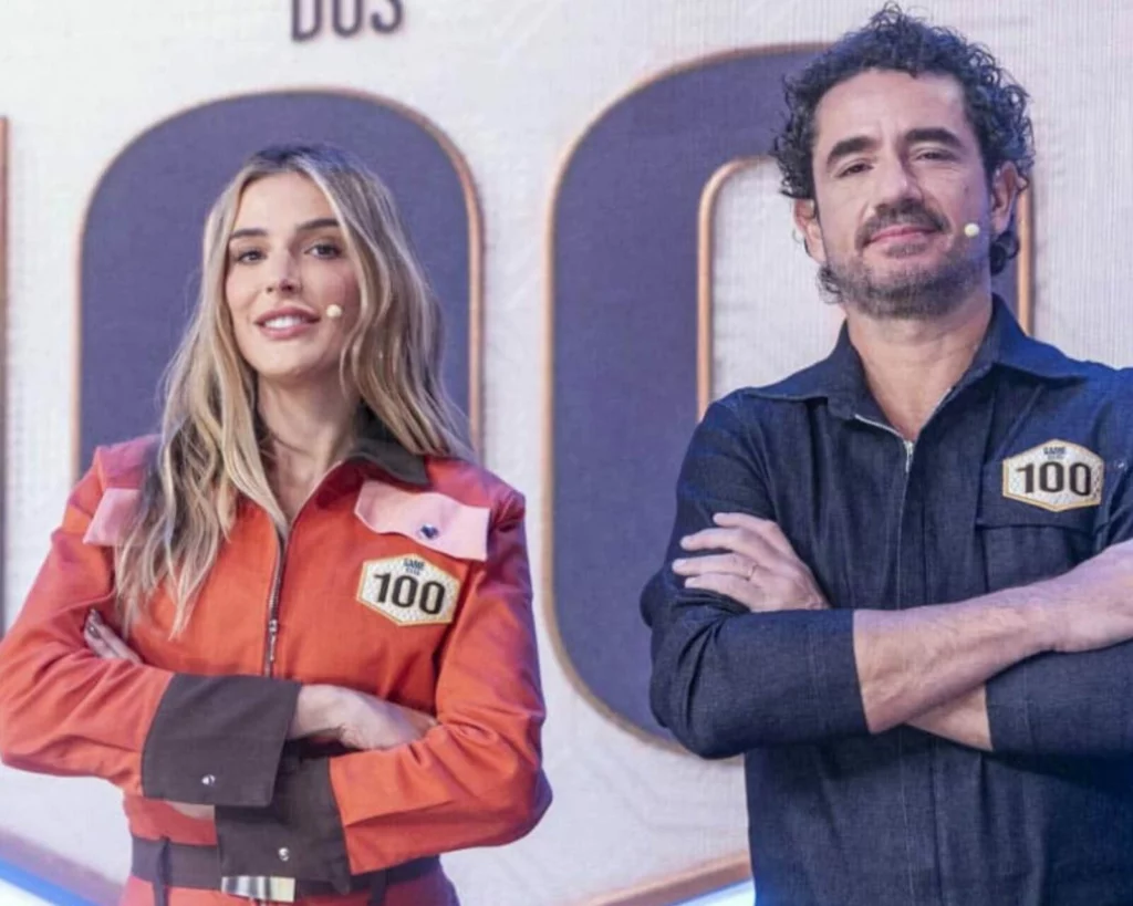 Rafa Brites e Felipe Andreoli no Game dos 100