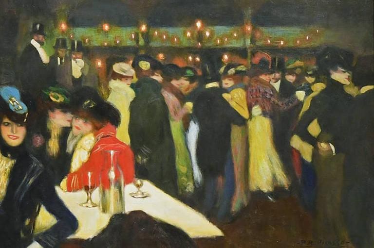 'Le Moulin de la Galette', de 1900, de Pablo Picasso