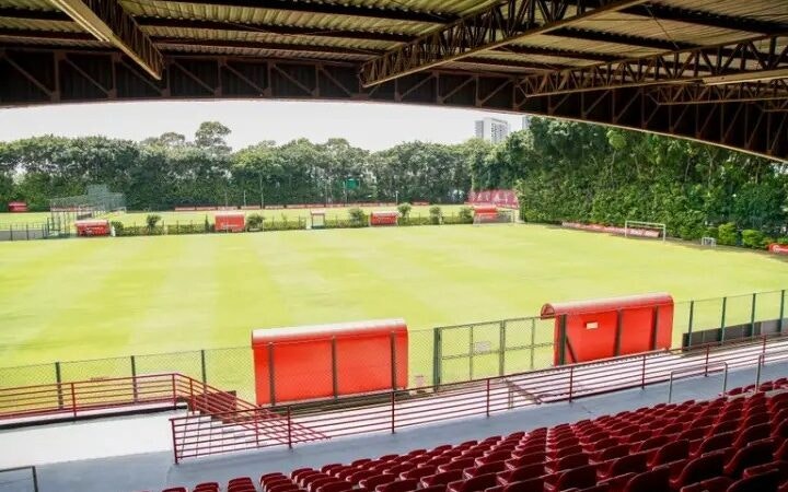 CT do Tricolor inaugurou nova fachada (Foto: Reprodução/Redes Sociais)