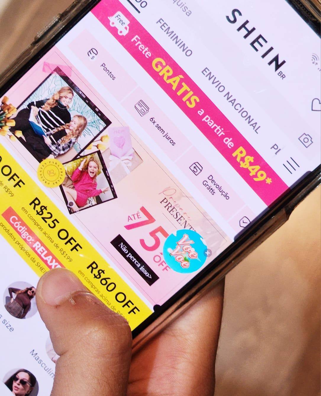 Shein é uma das plataformas de e-commerce mais populares no Brasil