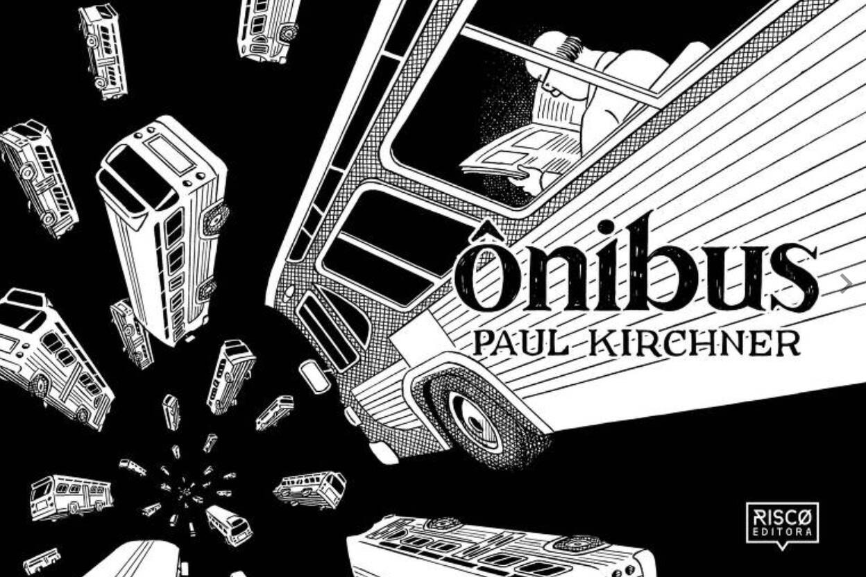 No quadrinho 'Ônibus', Paul Kirchner mistura o surreal e o cotidiano