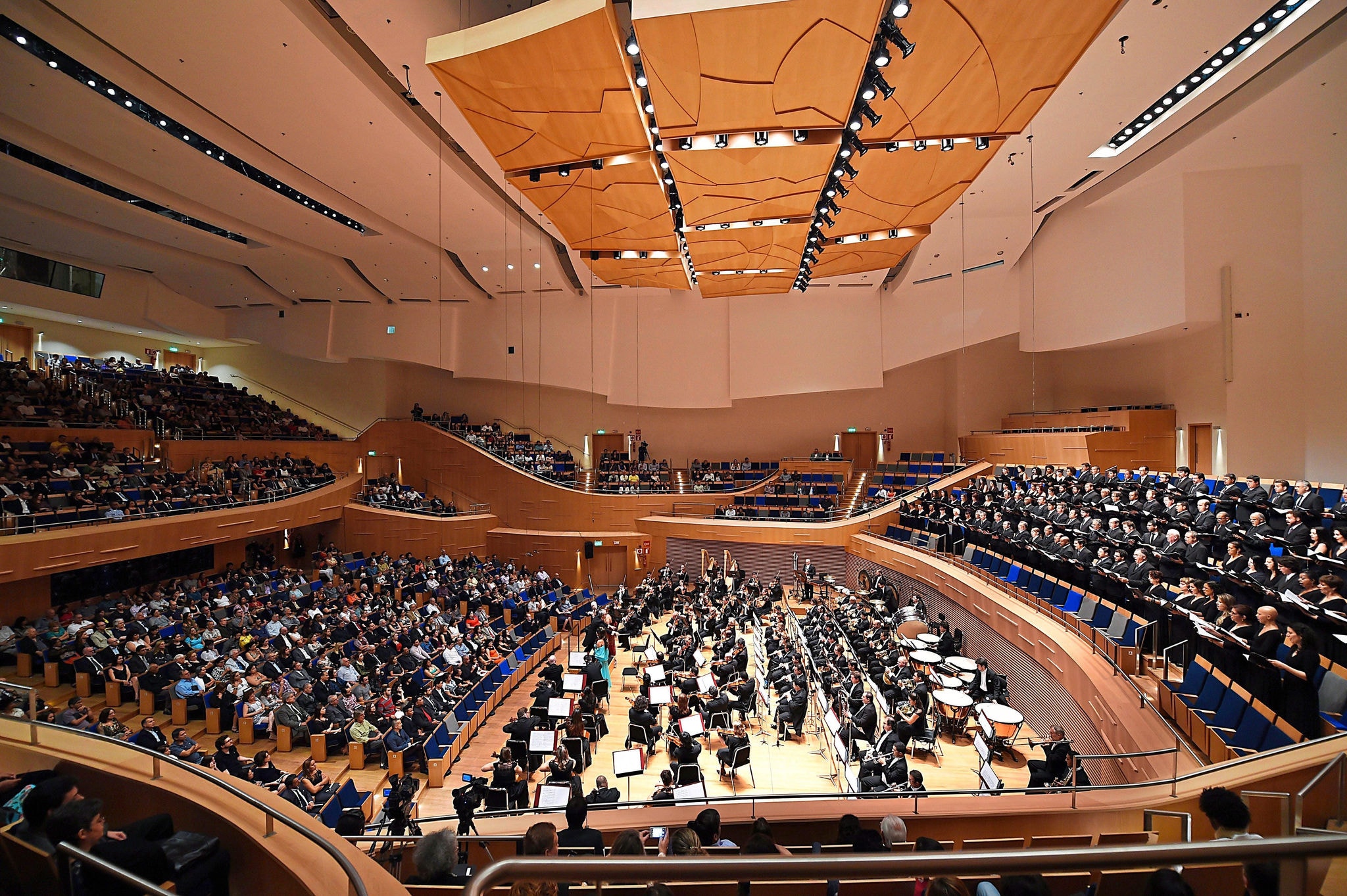 Sala Minas Gerais durante apresentação da Filarmônica
