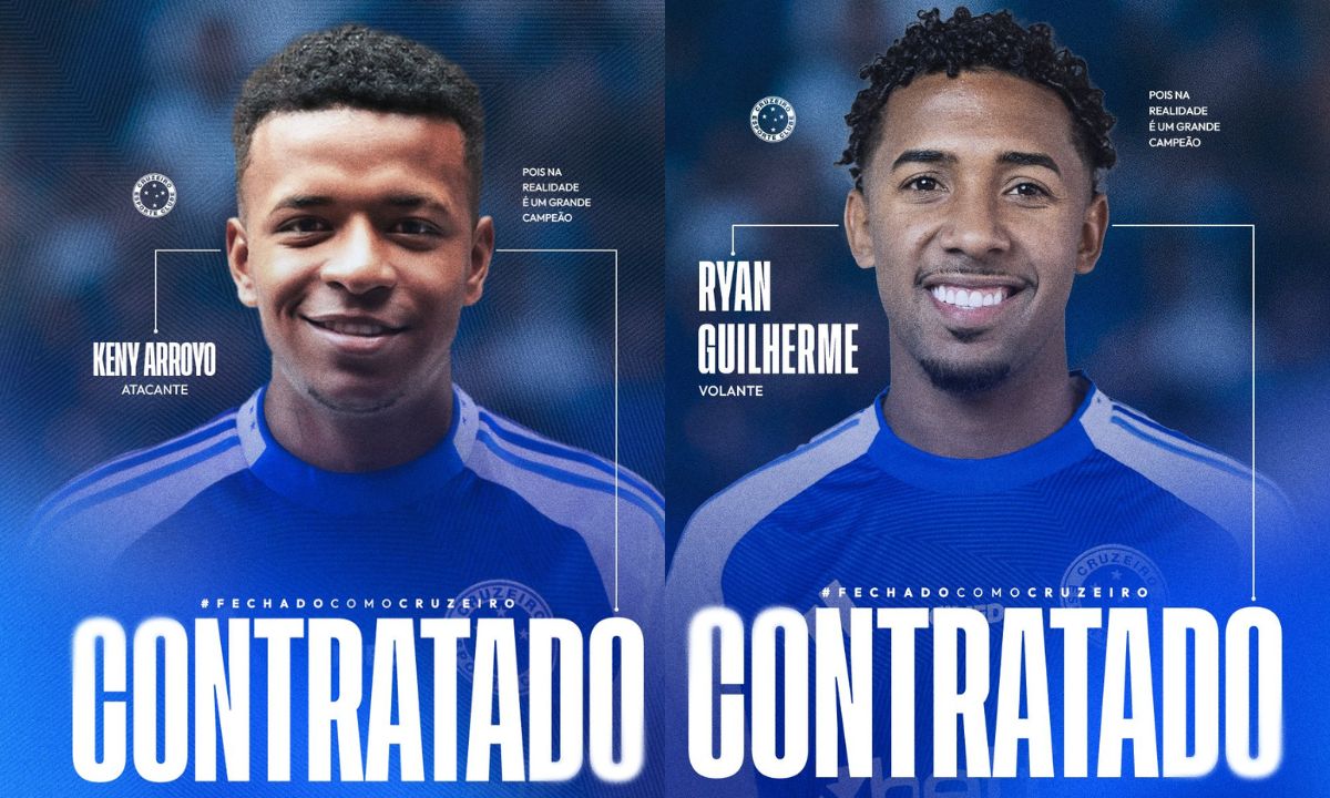 Arroyo e Ryan Guilherme foram anunciados nesta terça-feira (2/9)