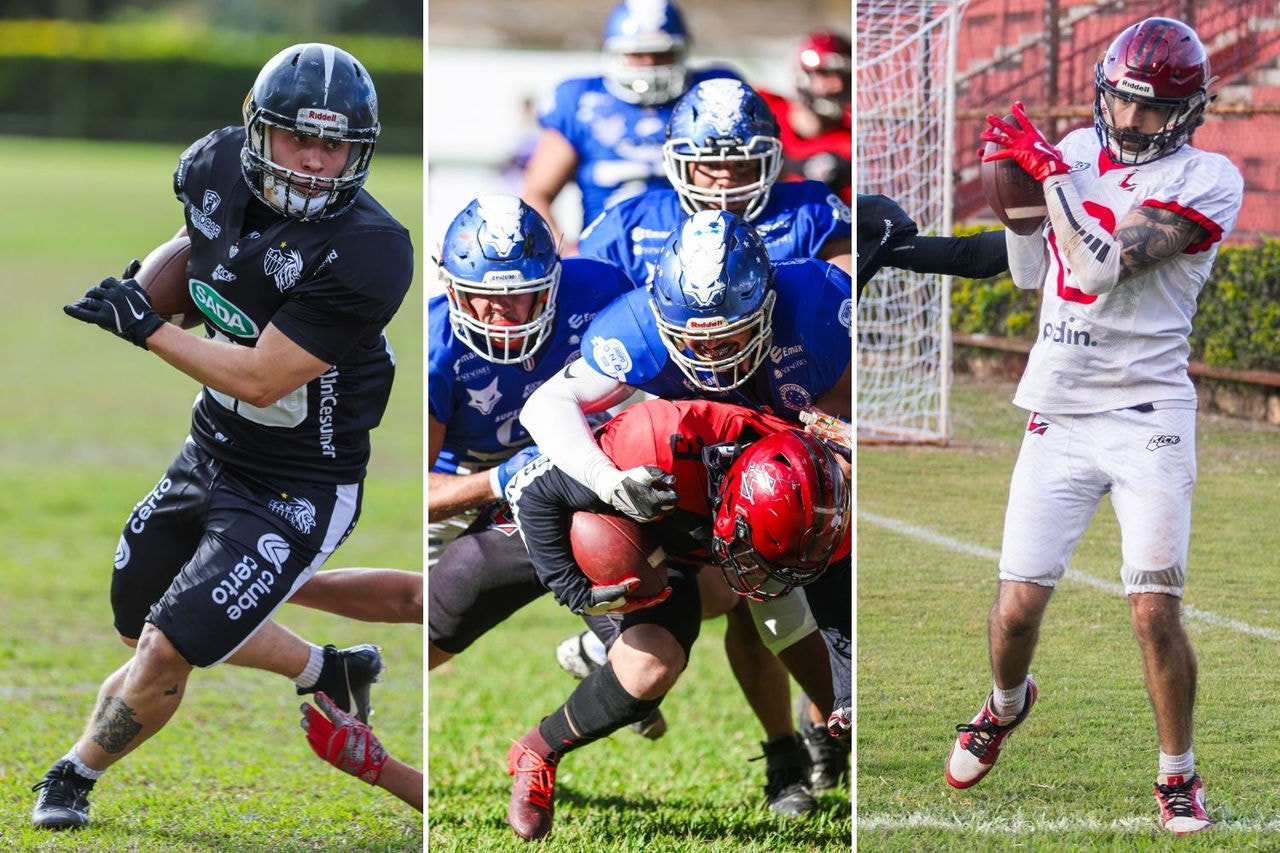 Galo FA, Cruzeiro FA e Locomotiva estreiam no novo Campeonato Nacional Unificado de Futebol Americano