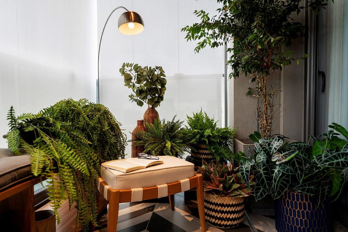Varanda é um dos espaços preferidos para o cultivo de plantas