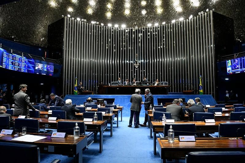 Na imagem, o plenário do Senado Federal