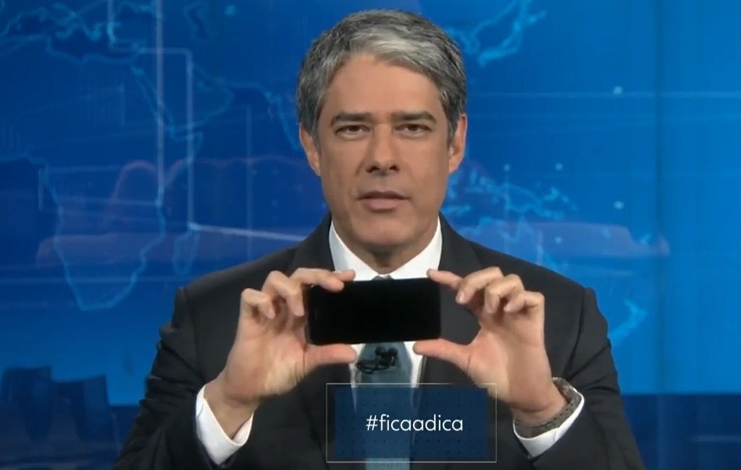 Apresentador mostrou como imagens devem ser feitas para melhor serem usadas na televisão