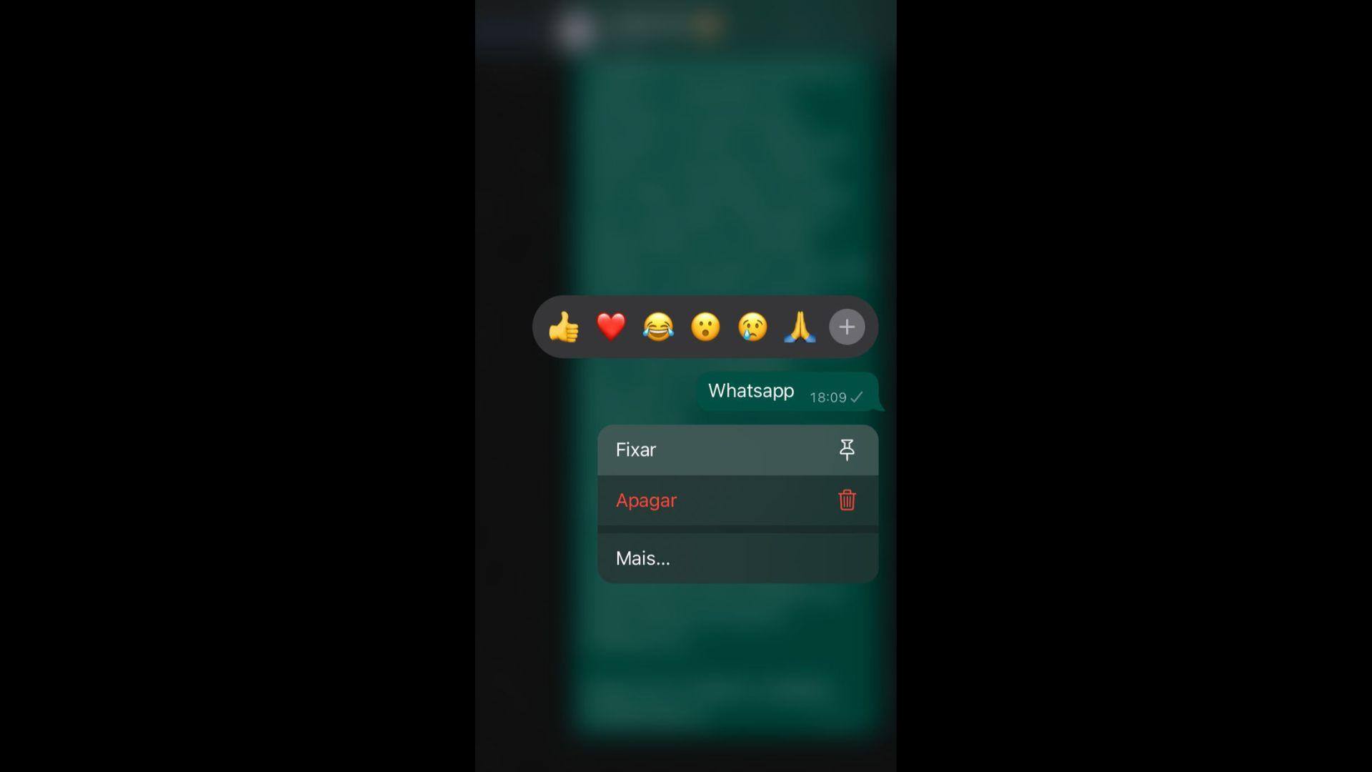 WhatsApp permite fixar até três mensagens