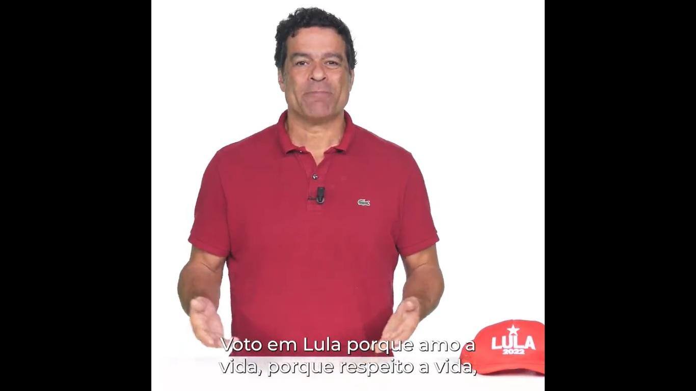 Ex-jogador da Seleção Brasileira e do São Paulo Futebol Clube, Raí declarou voto no ex-presidente Lula (PT) em vídeo publicado no Instagram nesta terça-feira (13)