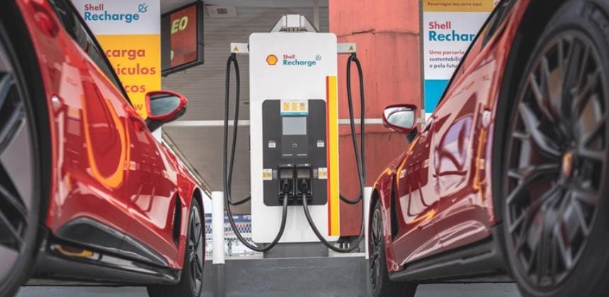 Shell e BYD prometer instalar 600 novos pontos de recarga para elétricos no Brasil até 2027