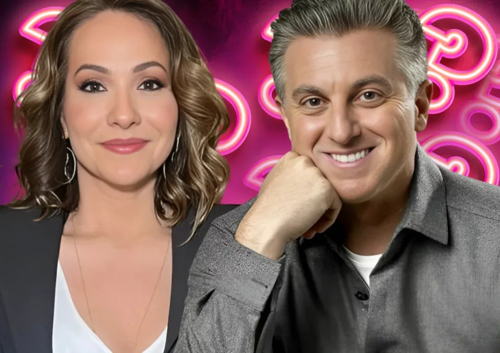 Maria Beltrão e Luciano Huck  - Divulgação/TV Globo 