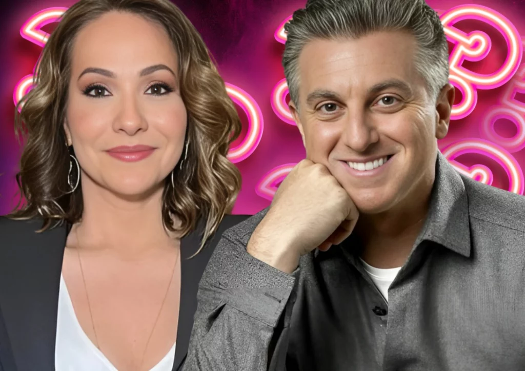 Maria Beltrão e Luciano Huck  - Divulgação/TV Globo 