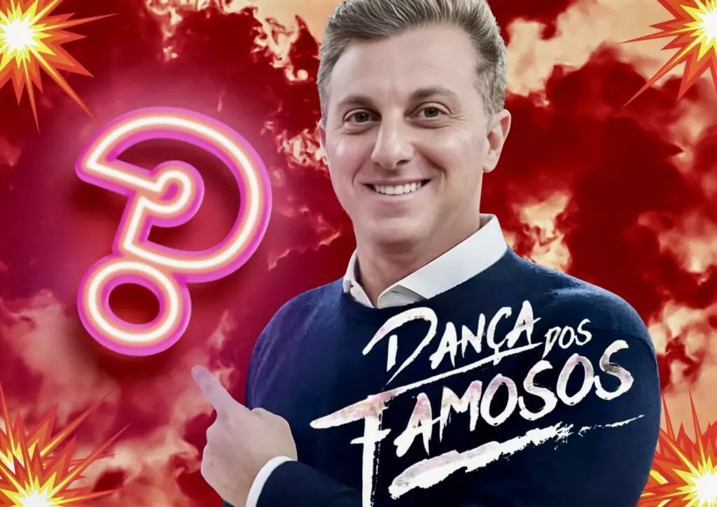 Luciano Huck nos bastidores do 'Domingão'