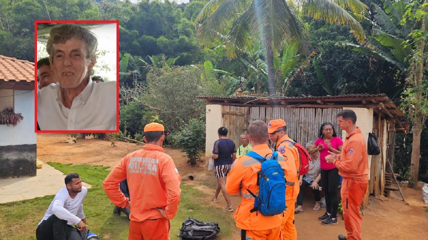 Familiares e amigos do ambientalista auxiliaram os bombeiros nas buscas por "Paulão"