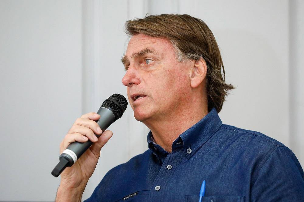 Jair Bolsonaro (PL), que disputará o segundo turno presidencial com Lula (PT)