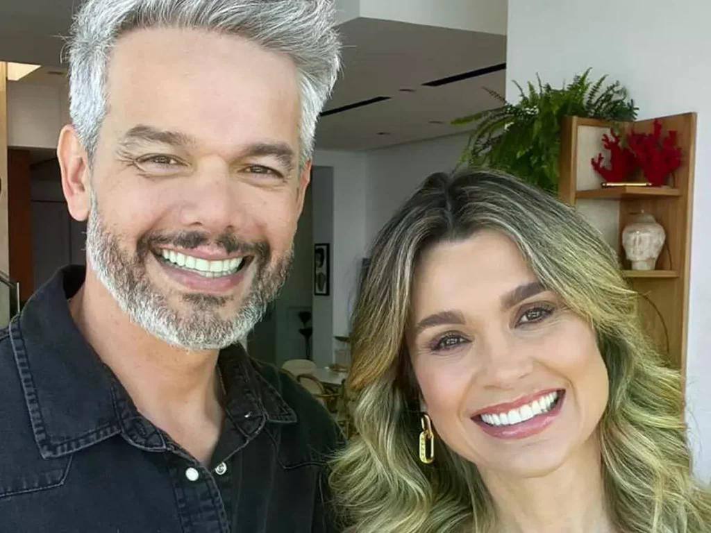 A atriz Flávia Alessandra está casada há 18 anos com Otaviano Costa