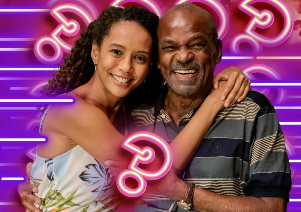 Raquel e seu falecido pai em Vale Tudo  - Divulgação/TV Globo 