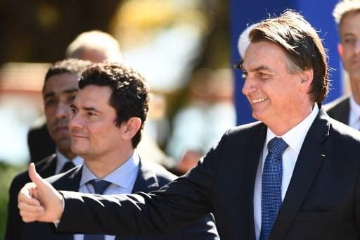Bolsonaro deu nota 10 para Moro sobre depoimento no Senado