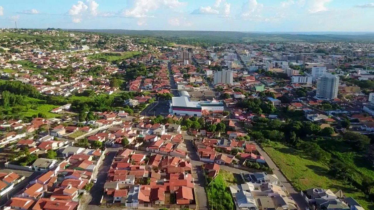Vista aérea da cidade de João Pinheiro - MG