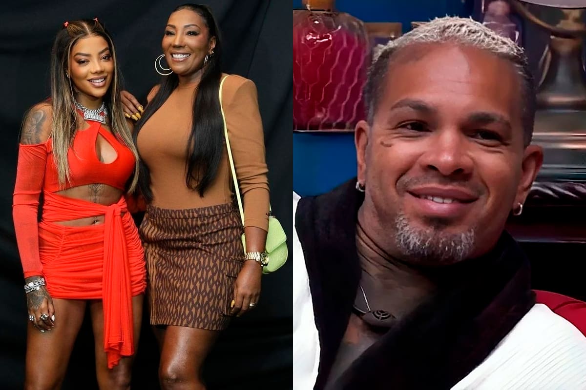 Ludmilla, sua mãe, Silvana Oliveira, e Rodriguinho