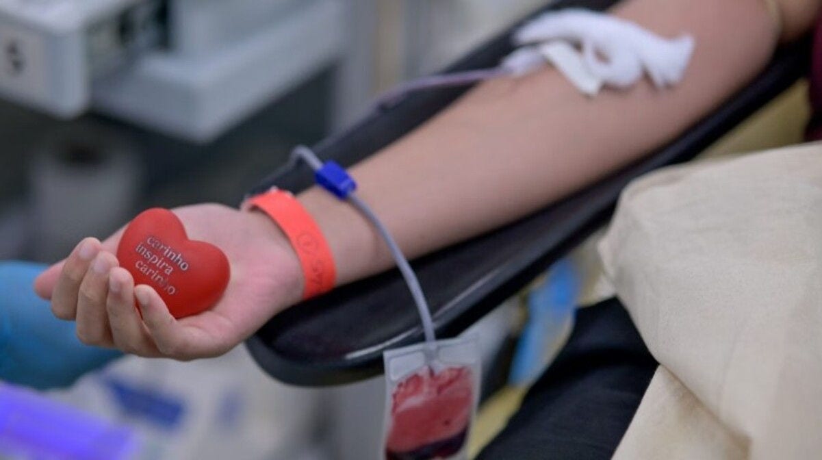 Quem deseja doar sangue, precisa fazer agendamento prévio