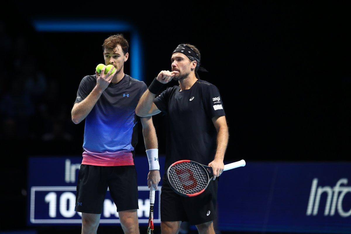 Bruno Soares e Jamie Murray venceram na estreia do ATP Finals na estreia
