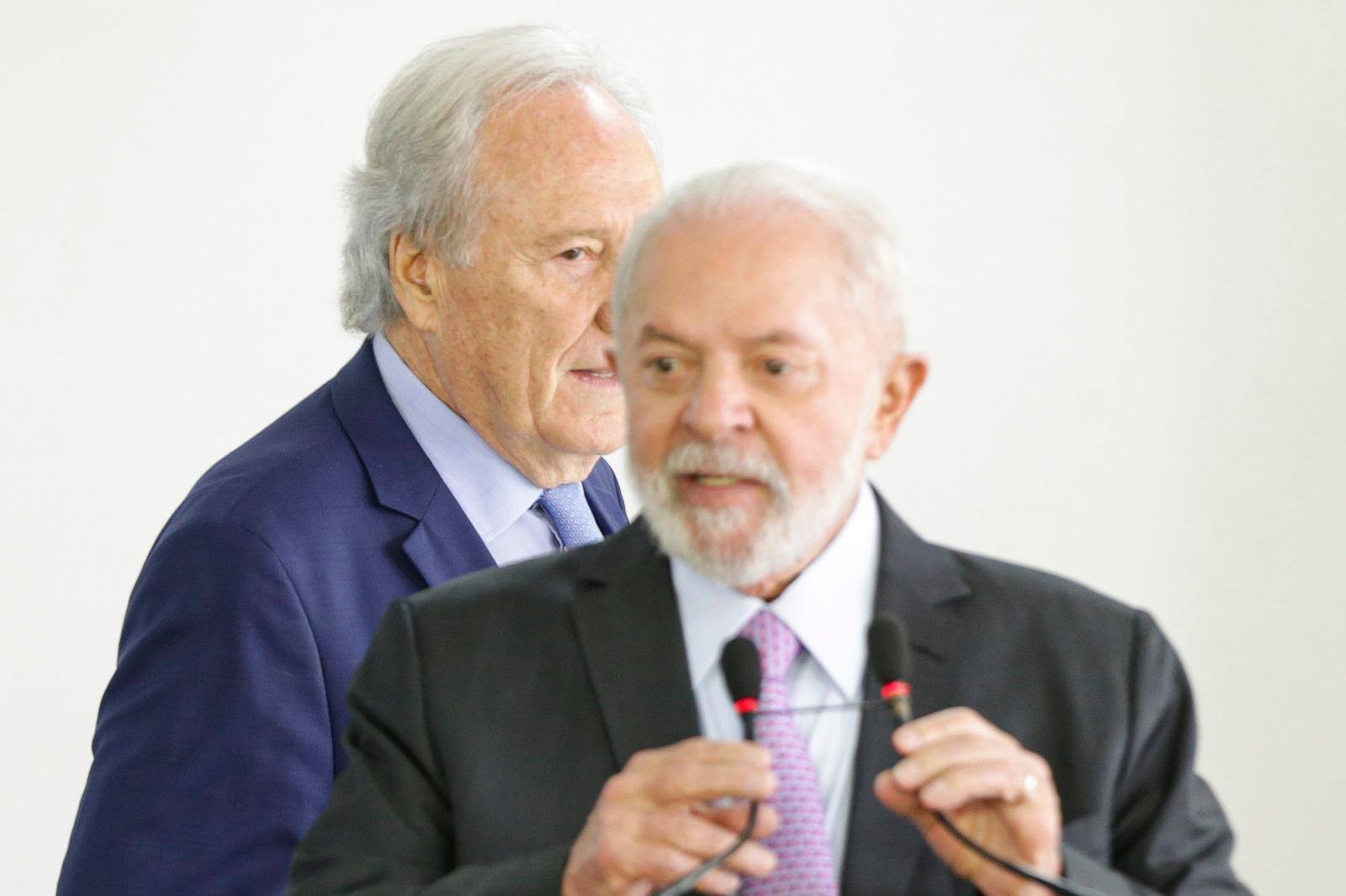 Presidente Lula e o ministro da Justiça e Segurança Pública, Ricardo Lewandowski 
