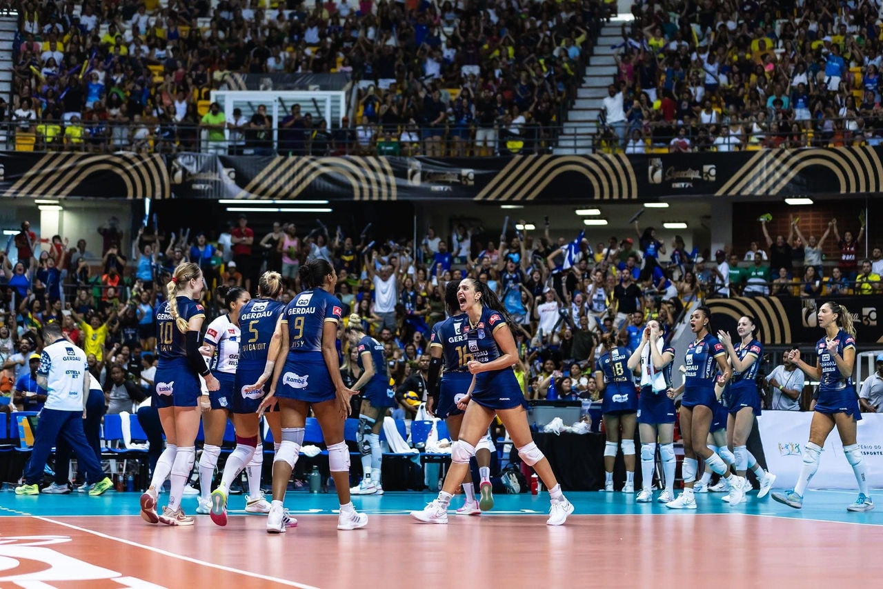 Gerdau Minas vence Praia Clue e é pentacampeã da Superliga feminina