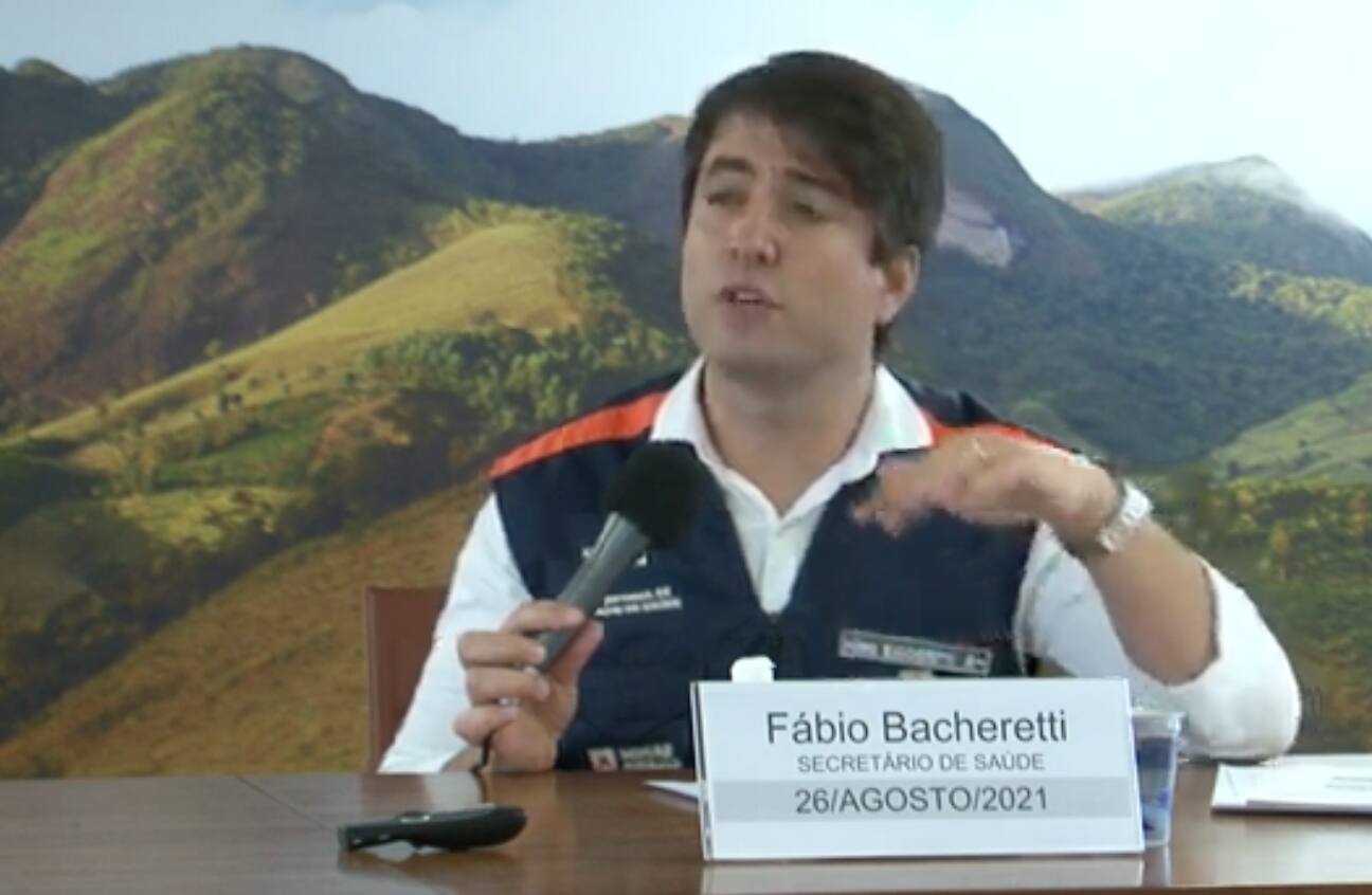 Fábio Baccheretti, Secretário de Estado da Saúde de Minas Gerais