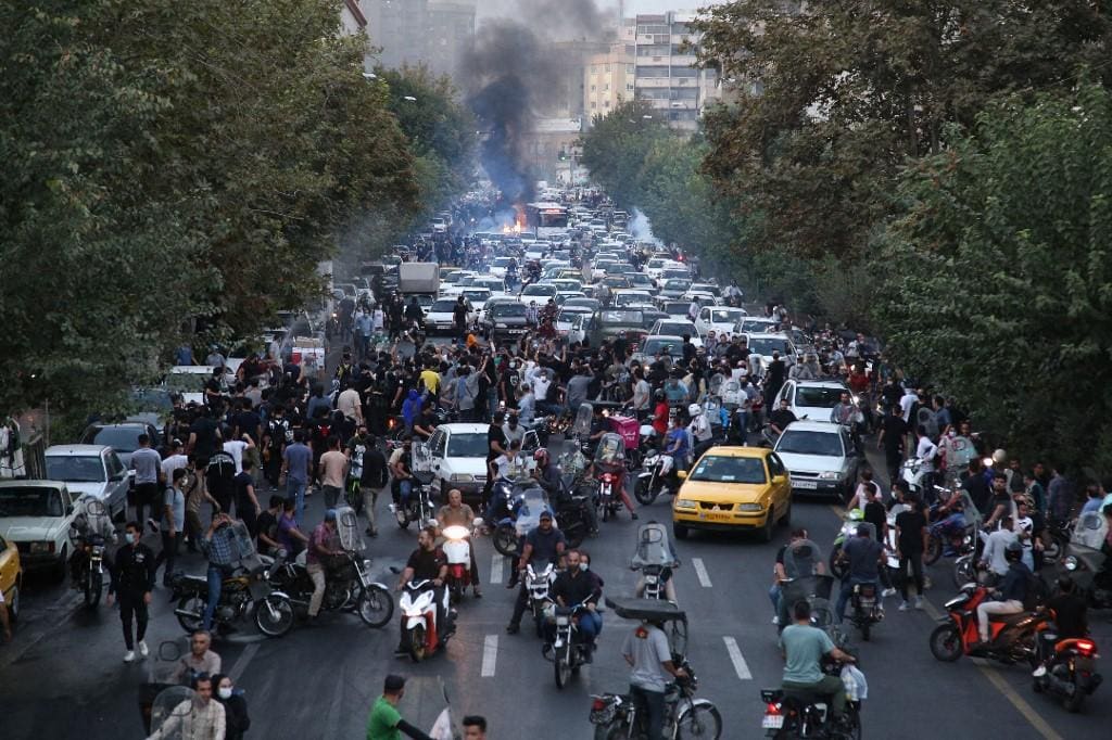 protesto no Irã