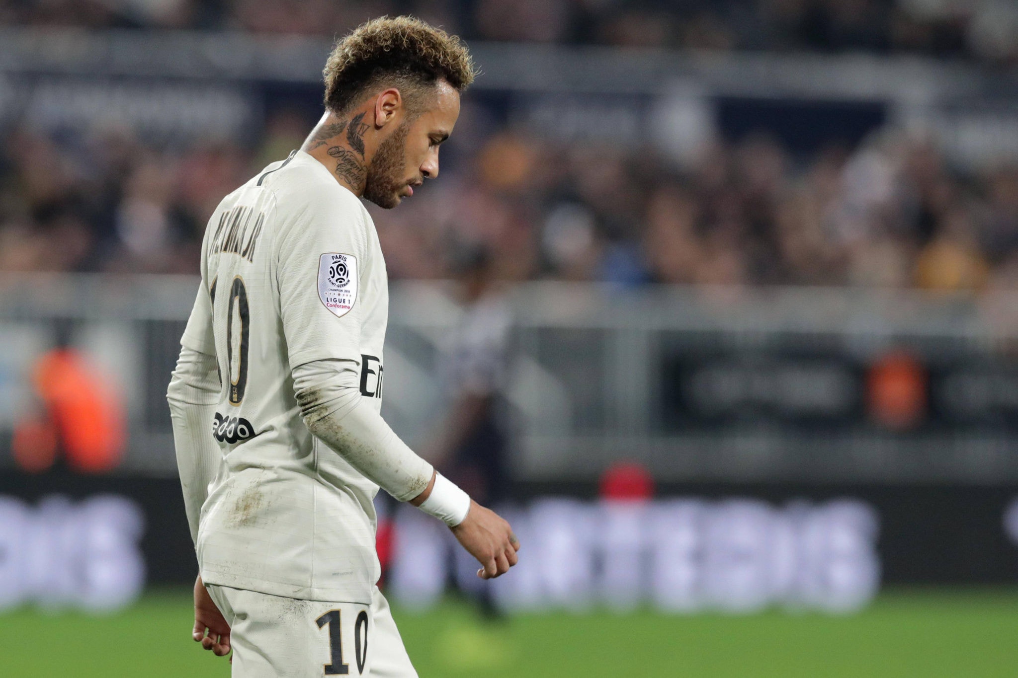 O atacante do Paris Saint-Germain e da seleção brasileira ficou na 12ª colocação